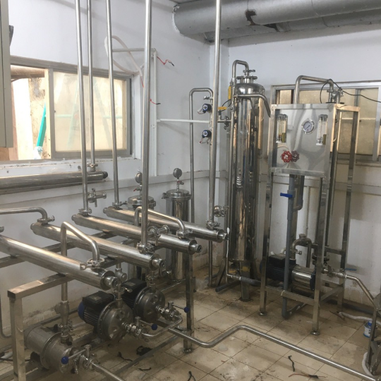 THI CÔNG LẮP ĐẶT HỆ THỐNG LỌC NƯỚC TINH KHIÊT 250 LÍT/GIỜ TẠI XÍ NGHIỆP DƯỢC PHẨM 150