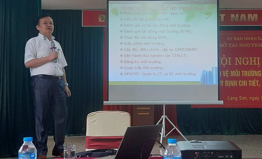 Lạng Sơn: Tập huấn các quy định của Luật BVMT cho các doanh nghiệp